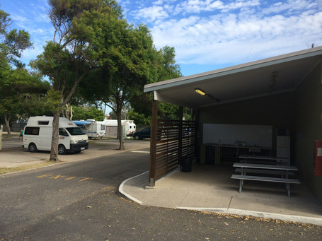 Der Campingplatz in Mooloolaba