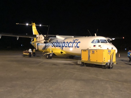 der cebu pacific Flieger nach Cebu