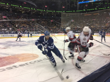 Ein Foto des Spiels Toronto Marlies gegen die Bellville Senators