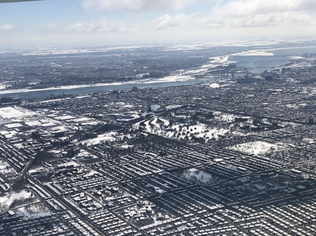 Montreal aus dem Flieger