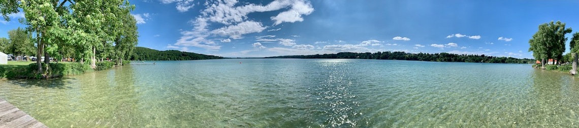 Der Blick über den Pilsensee