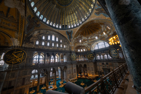 Das Hauptschiff der Hagia Sophia