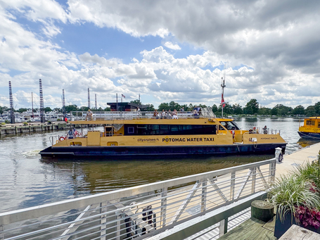 A water taxi in Washington D.C.