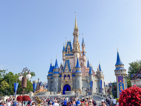 The Disney Castle in Orlando, USA