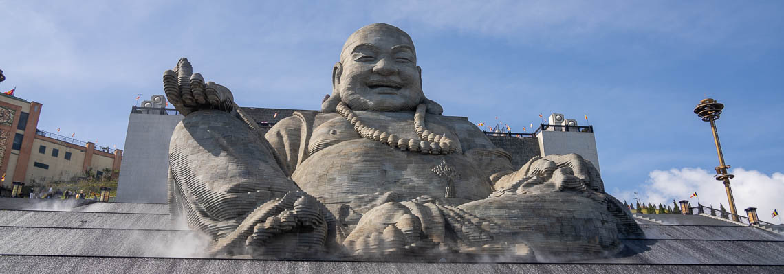The laughing Buddha at Black Virgin Mountain