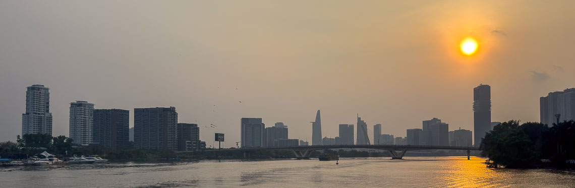 The skyline of Ho Chi Minh City