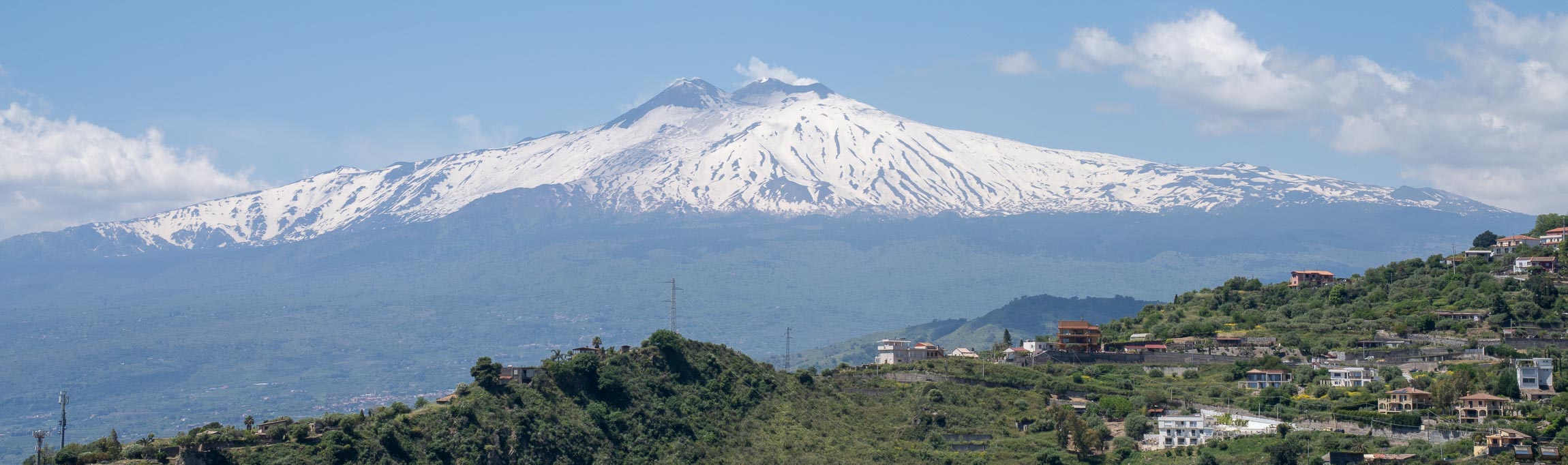 Mount Etna volcano near Catania in Sicily, Italy