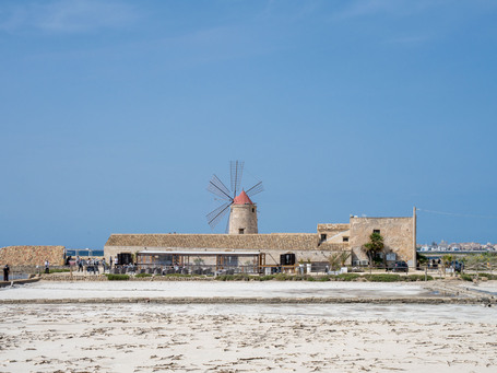 The salt flats near Trapani