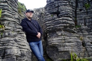 Basti zwischen den Pancacke Rocks