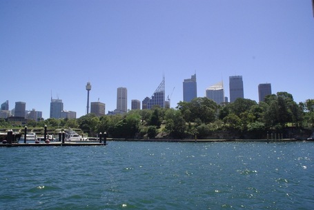 Die Skyline mal von Westen