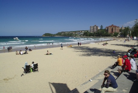 Manly Beach bei Wind