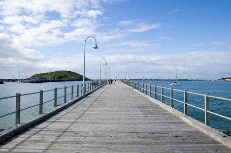 Die Seebrücke in Coffs Harbour