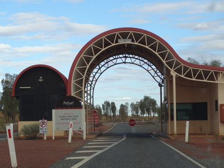 Entrance to the national park