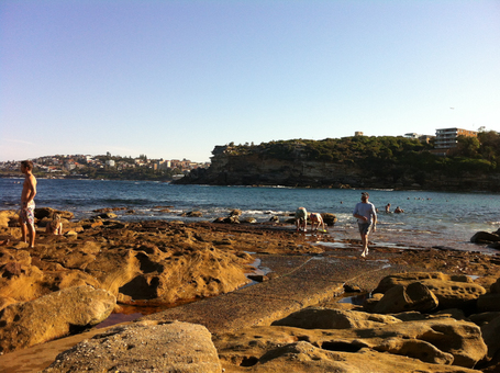 So sieht Gordon's Bay bei gutem Wetter aus.