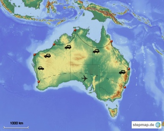 Rundreise von Sydney über Brisbane, Cairns, Darwin, Broome, Exmouth nach Perth