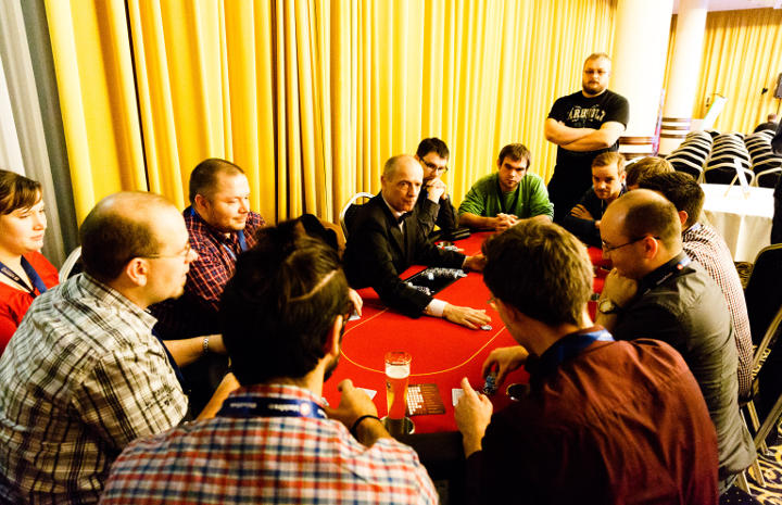 A group of PHP Developers playing Poker