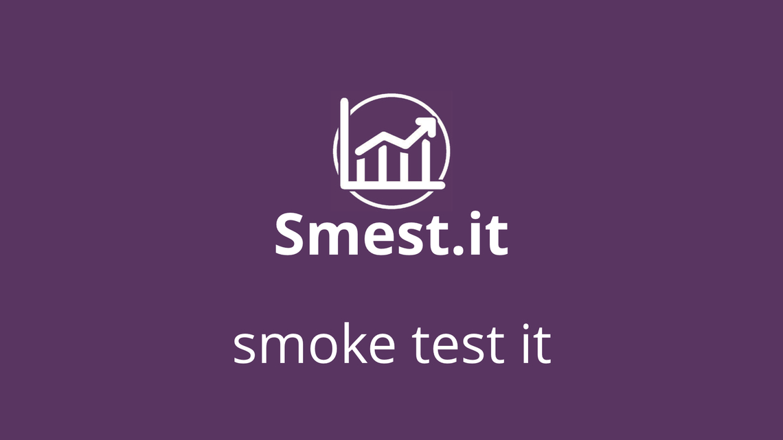 With this slide Sebastian Thoss explains that there is SmokeTesting as a Service provided